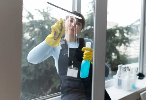 Nettoyage de vitres intérieures et extérieures à Bréchamps